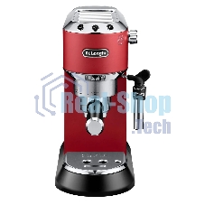 Кофеварка эспрессо DeLonghi EC685.R красный, исп. кофе - молотый/чалды, 1.1 л, 1350 Вт, 15 бар