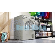 Сушильная машина Bosch WTN86202ME серый, 8 кг, сушка - конденсационная, программ - 13, 59.8 x 84.2 x 61.3 см