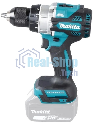 Дрель-шуруповерт аккумуляторная ударная бесщеточная Makita 18В, 13мм, 130Нм (без АКБ и ЗУ)