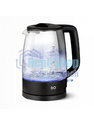 Чайник электрический BQ KT1839G черный. Мощность: 2200 Вт, объем: 1.7 л
