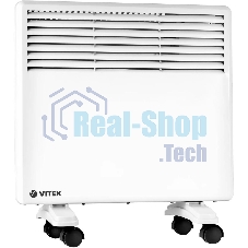 Конвектор Vitek VT-2183 белый, 1000Вт, 20м2, термостат