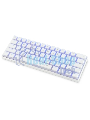 Клавиатура Oklick K763W гибридная, Bluetooth, радиоканал, белый