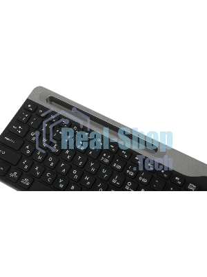 Клавиатура беспроводная A4Tech Fstyler FBK25, USB, Bluetooth/Радиоканал, черный/серый