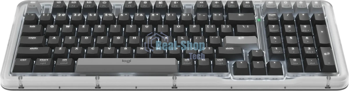 Клавиатура Logitech Alto Keys K98M беспроводная, Bluetooth, радиоканал, серый