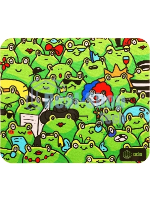 Коврик для мыши Cactus Frogs 300x250x3мм (CS-MPC-D09M)