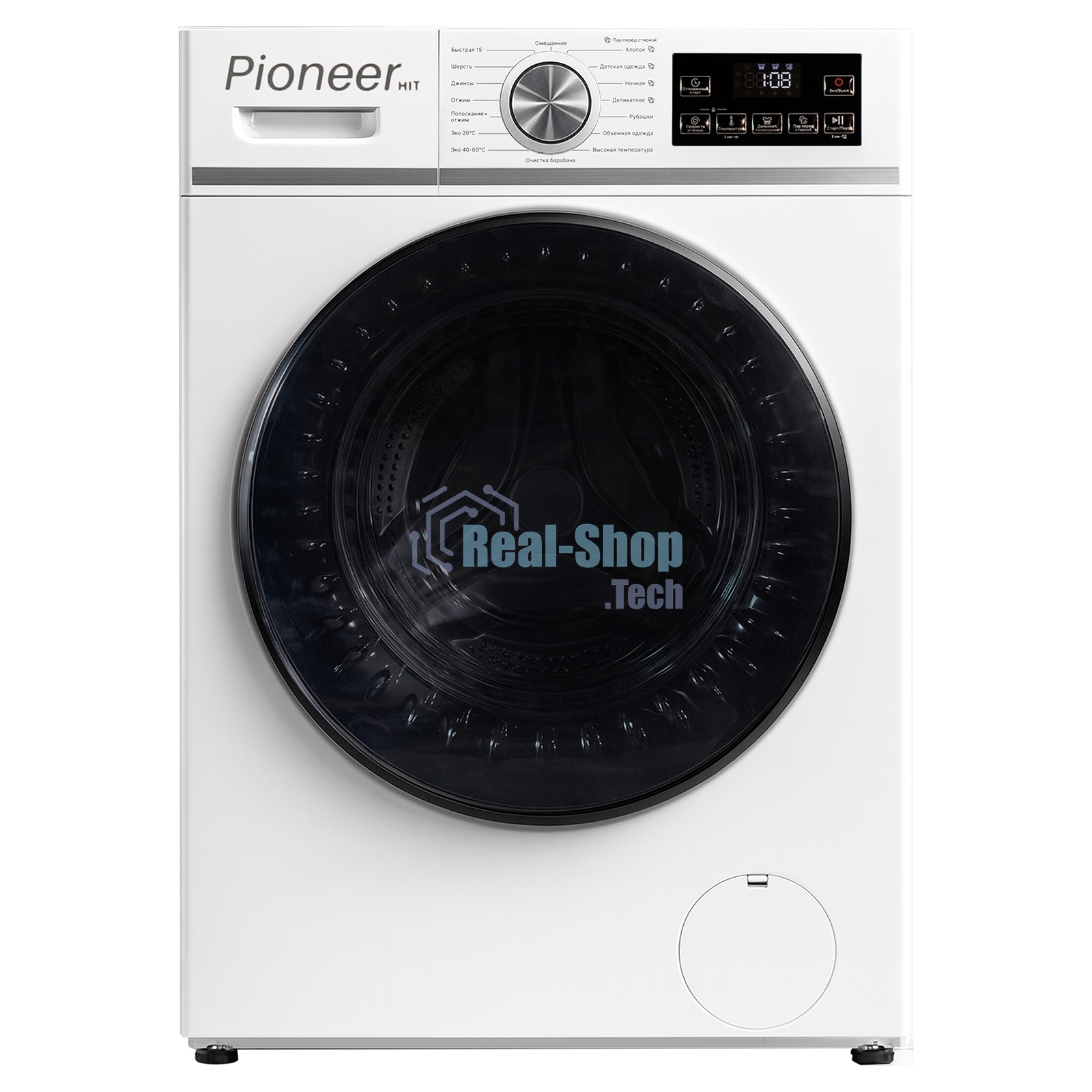 Стиральная машина Pioneer WM-127003WH белый, загрузка фронтальная 7 кг, 1200 об/мин, класс A