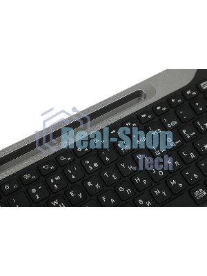 Клавиатура беспроводная A4Tech Fstyler FBK25, USB, Bluetooth/Радиоканал, черный/серый