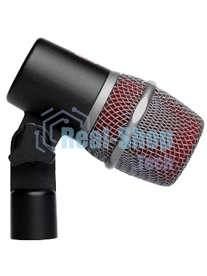 Микрофон динамический sE Electronics V BEAT инструментальный, для малых барабанов и томов, 30 Гц 19 кГц, суперкардиоида, комплектация: резьбовой адаптер, чехол на молнии, ветрозащита, гайка с накаткой для надежной фиксации микрофона