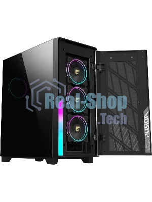 Компьютерный корпус Gigabyte AORUS AС500G черный без БП ATX 4x120мм 4x140мм 2xUSB 3.0 1xUSB3.1 audio bott PSU