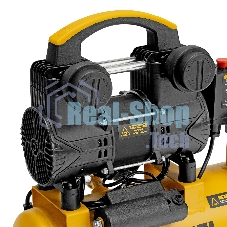 Компрессор безмасляный малошумный Denzel DLP-950/10, 950 Вт,10 л, 2850 об/мин, 170 л/мин