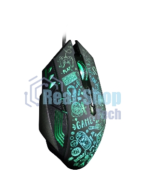 Мышь проводная игровая Smartbuy (SBM-745G-K) RUSH X15 серный