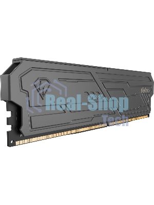 Оперативная память Netac Shadow III, DDR4, 8GB (1x8GB), 3200 MHz, CL16, с радиатором, черный