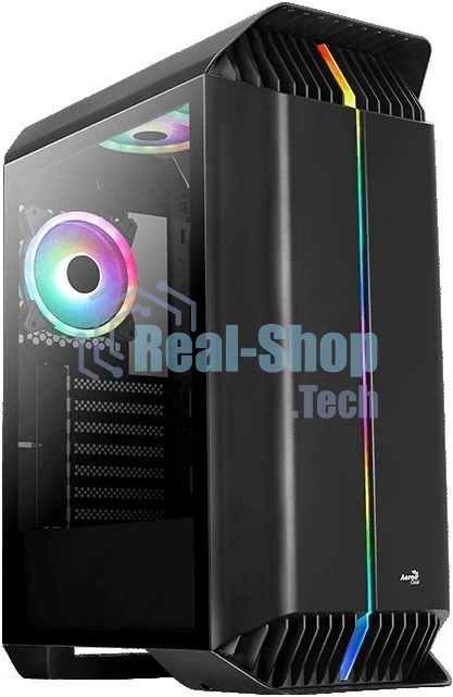 Компьютерный корпус Aerocool/Formula Gladiator Duo-G-BK-v1 черный без БП ATX 3x120мм 2xUSB3.0 audio bott PSU