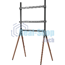 Подставка для телевизора Cactus CS-ST1247BKWN черный/орех, 49