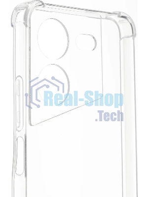 Чехол (клип-кейс) BoraSCO для Tecno Pova 5 Bumper Case прозрачный (72321)