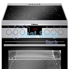 Плита электрическая Hansa FCCX58225 серебристый, конфорок 4 шт, духовка 65 л, 50 см x 85 см x 60 см