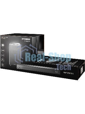 Микросистема Hyundai H-HA650 черный 150Вт FM USB BT SD/MMC/MS
