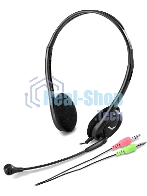 Гарнитура Genius HS-200C черный, проводная