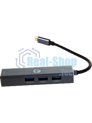 USB-концентратор VCOM DH311A USB Type-C, RJ-45/USB 3.0, USB