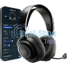 Гарнитура SteelSeries Arctis Nova 7 Wireless Gen 2 чёрный, беспроводная, радиоканал, до 50 ч, совместимость с PS5