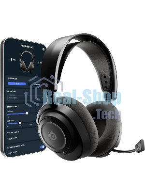 Гарнитура SteelSeries Arctis Nova 7 Wireless Gen 2 чёрный, беспроводная, радиоканал, до 50 ч, совместимость с PS5