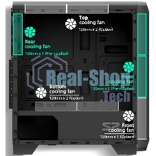 Компьютерный корпус MidiTower Zalman S2 TG TEMPERED GLASS WINDOW black (ATX, mATX, Mini-ITX, USB 2.0 x2, USB 3.0x1, без БП) (S2 TG)