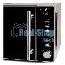 Микроволновая печь Steba MIC 2070 серебристый/черный, 20 л, 800 Вт, переключатели - кнопки, поворотный механизм