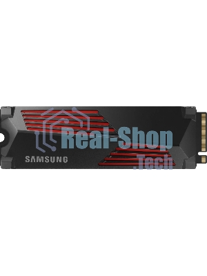 Накопитель SSD Samsung 990 PRO, 1000Gb, PCIe 4.0 x4, M.2 2280, NVMe, R/W 7450/6900, с радиатором