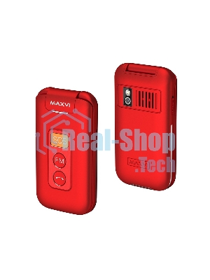 Мобильный телефон Maxvi E5 up красный