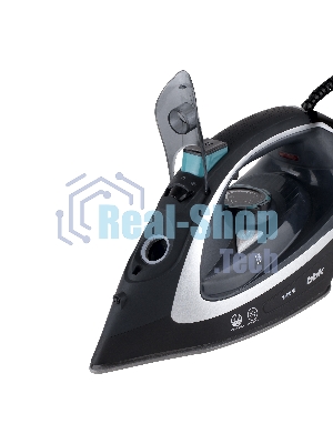Утюг BBK ISE-2405 черный/серебро, 2400 Вт, 45 г/мин, 170 г/мин, 320 мл