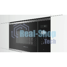 Встраиваемая микроволновая печь Bosch BEL554MS0 нержавеющая сталь/черный, 25 л, 900 Вт, переключатели - поворотный механизм/сенсор