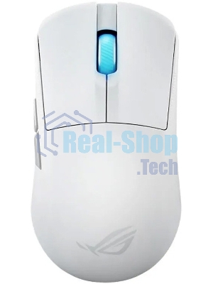 Мышь беспроводная ASUS ROG Harpe Ace Mini белый, 42000 dpi, радиоканал, Bluetooth, USB, кнопки - 5