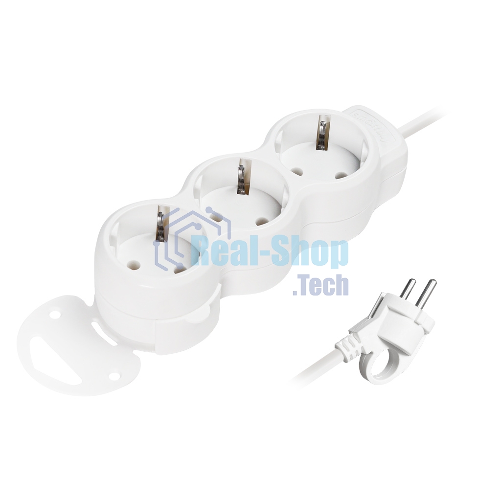 Удлинитель Smartbuy (SBE-16-3-03m-Z) 3 гн х 3,0 м белый