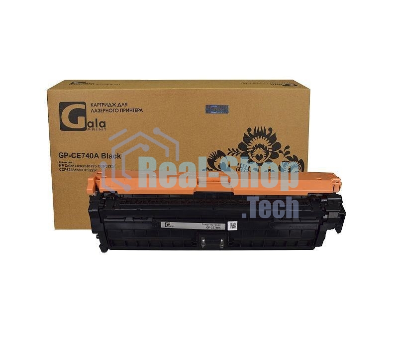 Картридж лазерный GalaPrint GP-CE740A черный (7000 стр) для HP Color LaserJet Pro CP5225