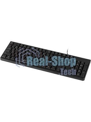 Клавиатура Oklick 100M HW3 проводная, USB Type-A, чёрный