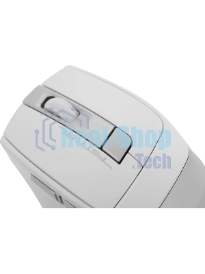 Мышь беспроводная A4Tech Fstyler FG35 серебристый/белый, 2000 dpi, радиоканал, USB, кнопки - 6