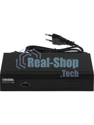 Приставка для цифрового ТВ Cadena CDT-2315SB черный, DVB-T2, DVB-T, HDMI, USB 2.0