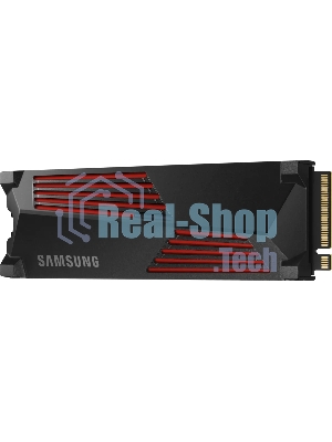 Накопитель SSD Samsung 990 PRO, 1000Gb, PCIe 4.0 x4, M.2 2280, NVMe, R/W 7450/6900, с радиатором