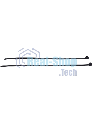Нейлоновые стяжки Fortisflex КСС 8х300 черный 100 штук
