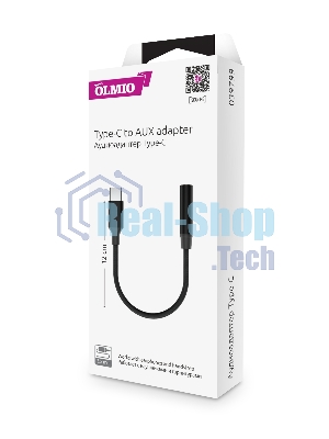 Адаптер аудио OLMIO USB Type-C - AUX (3.5мм)