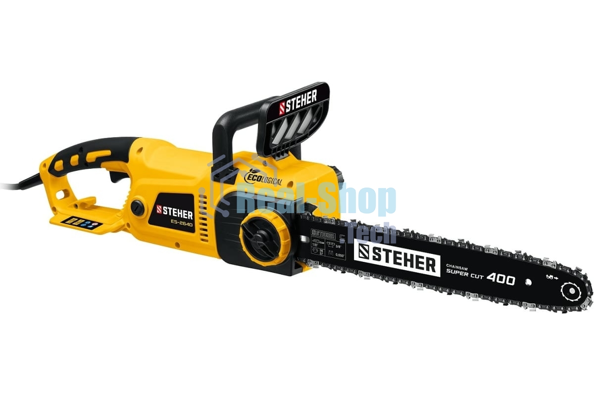 Пила цепная электрическая STEHER 2600 Вт, 40 см шина