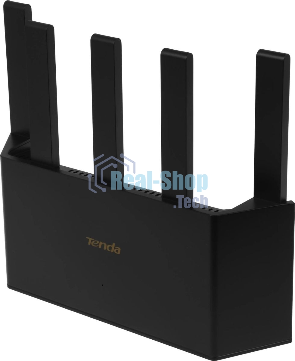 Двухдиапазонный Wi-Fi 6 роутер Tenda TX2L Pro AX1500, до 300 Мбит/с на 2,4 ГГц + до 1201 Мбит/с на 5 ГГц, LAN 3x1Gbит/с