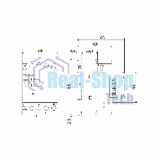 Контактор модульный WERKEL 63 A 4NO (3 мод.) W943M63O