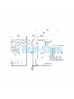 Контактор модульный WERKEL 63 A 4NO (3 мод.) W943M63O