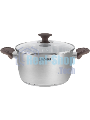 Кастрюля Rondell Coffee Bean RDS-1645, 5.7 л, 24 см, без крышки, стальной
