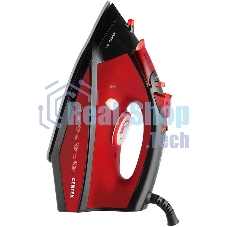 Утюг Centek CT-2355 красный, 2500 Вт, 45 г/мин, 160 г/мин, 270 мл