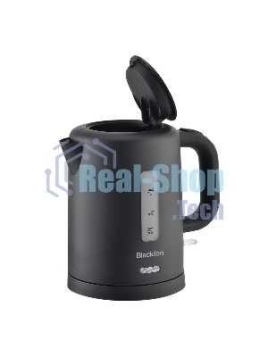 Электрочайник Blackton Bt KT031P черный, 1.0 л, 1100 Вт, скрытый нагревательный элемент