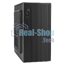 Компьютерный корпус Minitower ExeGate BAA-408U-AAA350 (mATX, БП AAA350 с вент. 8см, 2хUSB/1хUSB 3.0, HD Audio, черный)