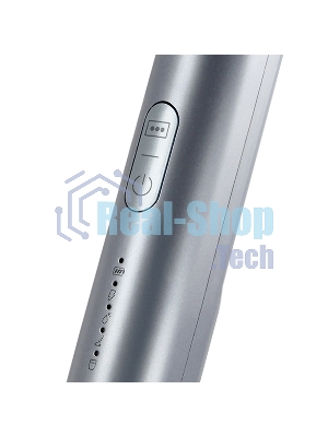 Пылесос вертикальный BQ VCA1003W холодный серый, питание от аккумулятора, 14 Вт, уборка суxая/влажная, пылесборник 0.36 л