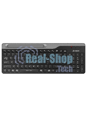 Клавиатура беспроводная A4Tech Fstyler FBK25, USB, Bluetooth/Радиоканал, черный/серый